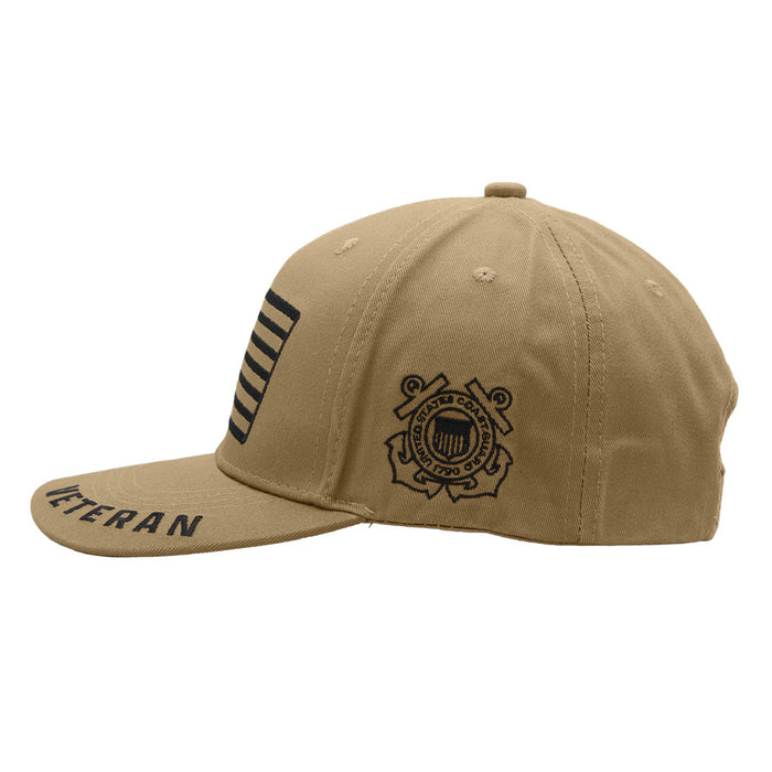 U.S. Coast Guard Veteran Flag Twill Hat