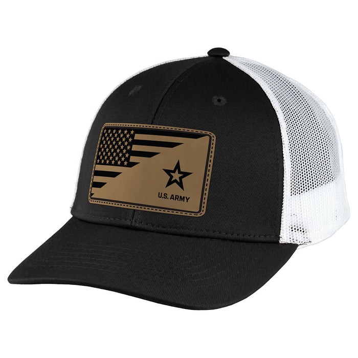U.S. Army Split Flag Patch Trucker Hat by 7.62 Design