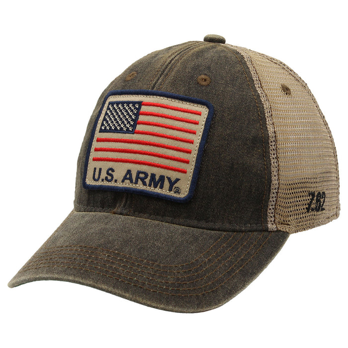 U.S. Army Flag Vintage Trucker Hat