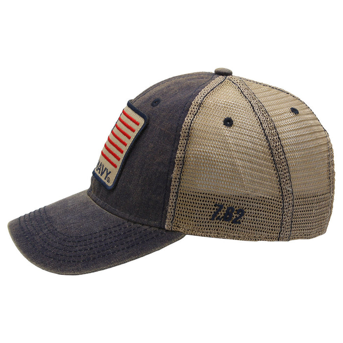 U.S. Navy Flag Vintage Trucker Hat