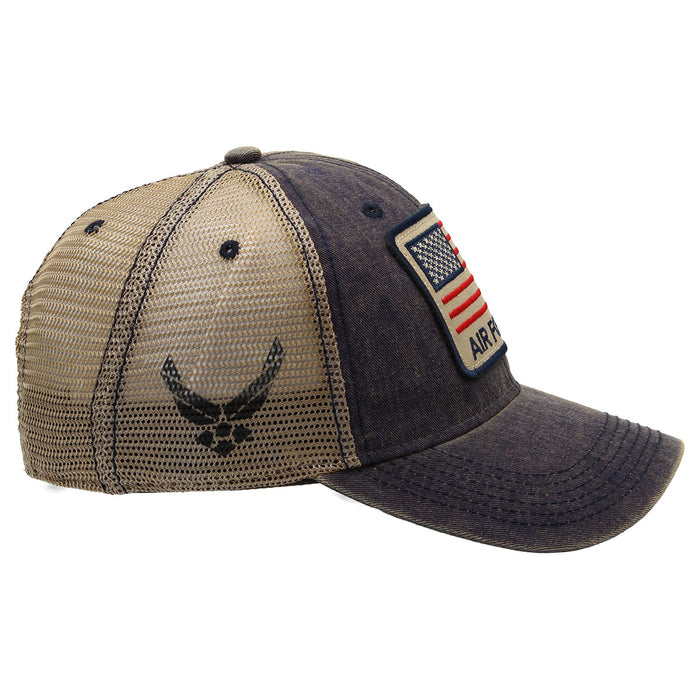 U.S. Air Force Flag Vintage Trucker Hat