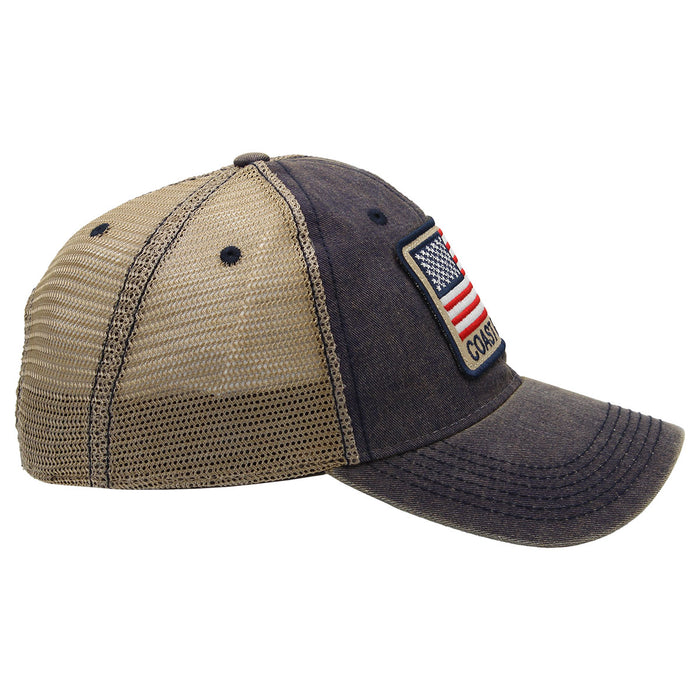U.S. Coast Guard Flag Vintage Trucker Hat