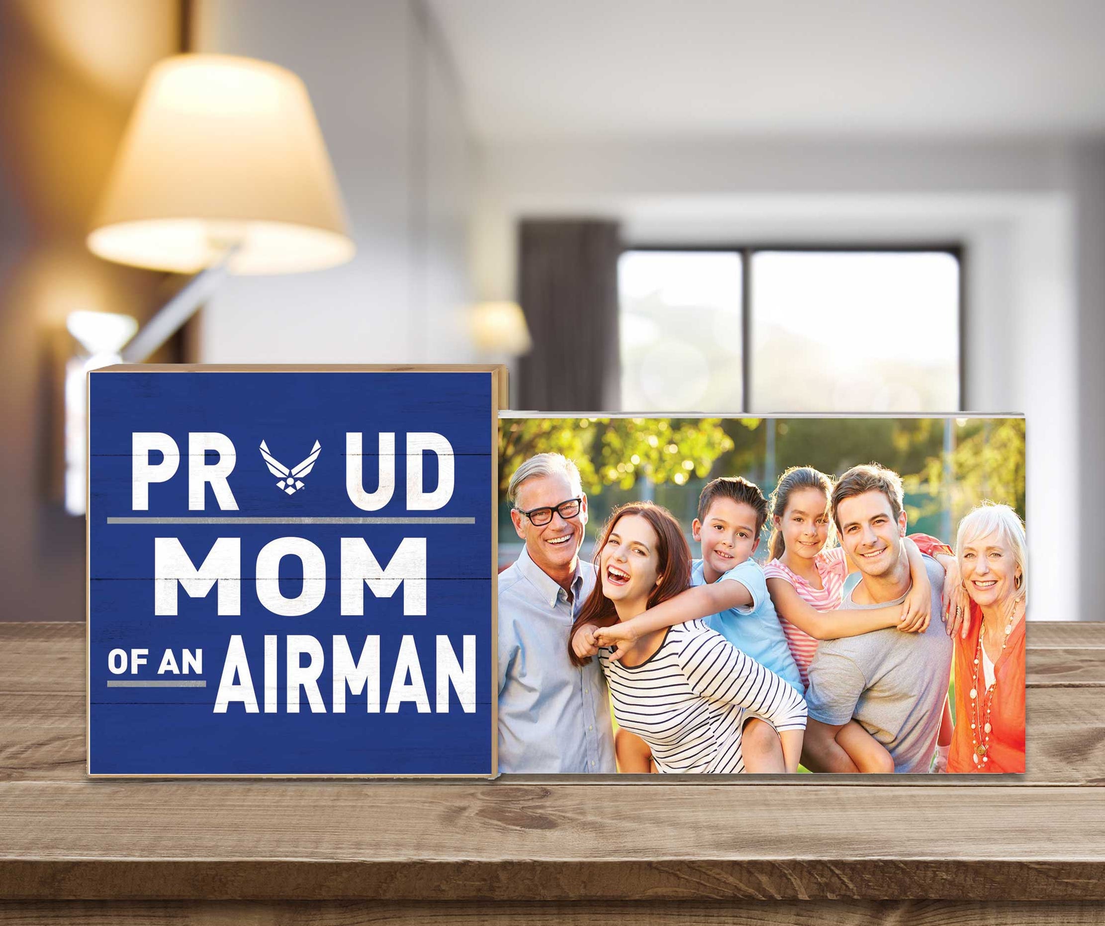 U.S. Air Force Proud Mom Floating Picture Frame — 7.62 Design