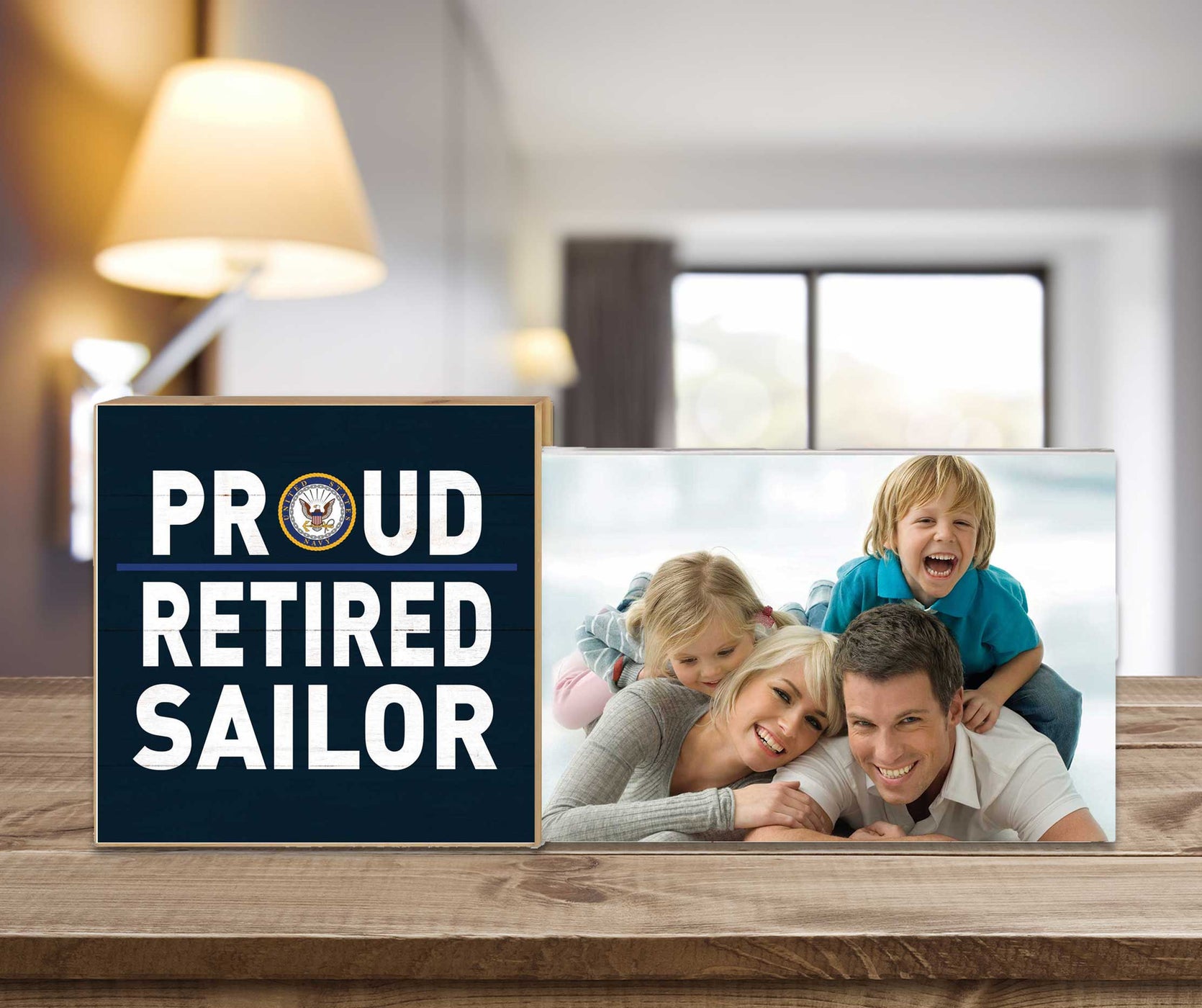 U.S. Navy Retired Floating Picture Frame — 7.62 Design