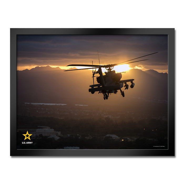 U.S. Army AH-64 Apache Framed Print