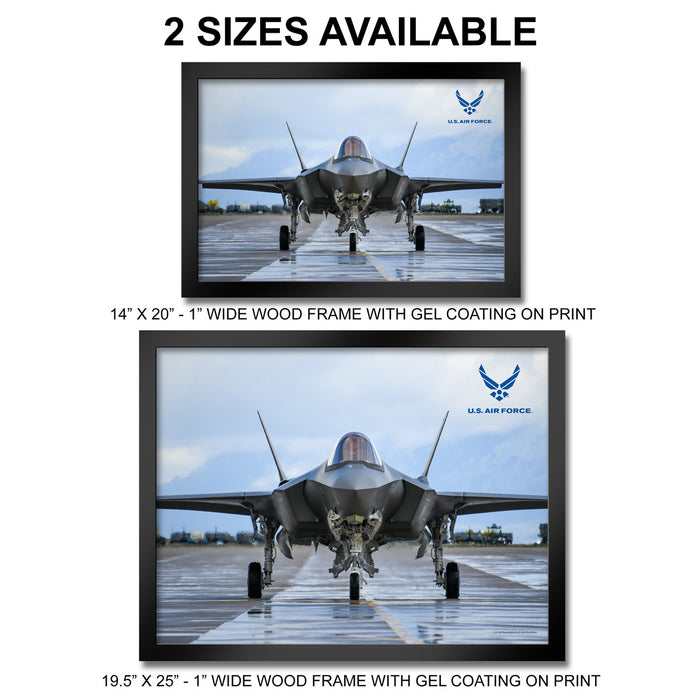 U.S. Air Force F-35 Front Framed Print