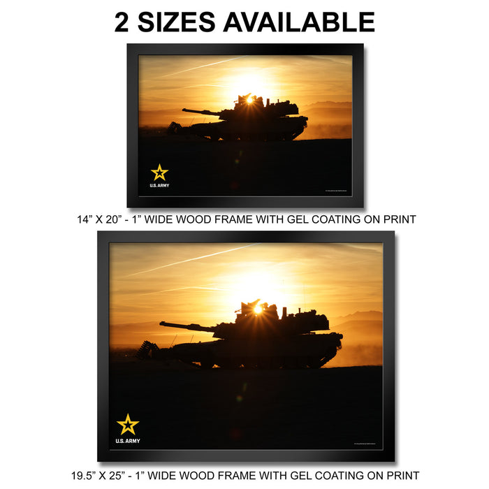 U.S. Army Abrams Tank Framed Print