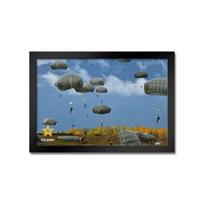 U.S. Army Paratroopers Framed Print