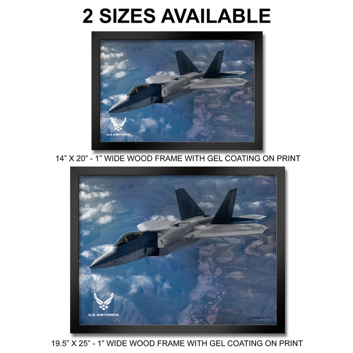 U.S. Air Force F-22 Framed Print