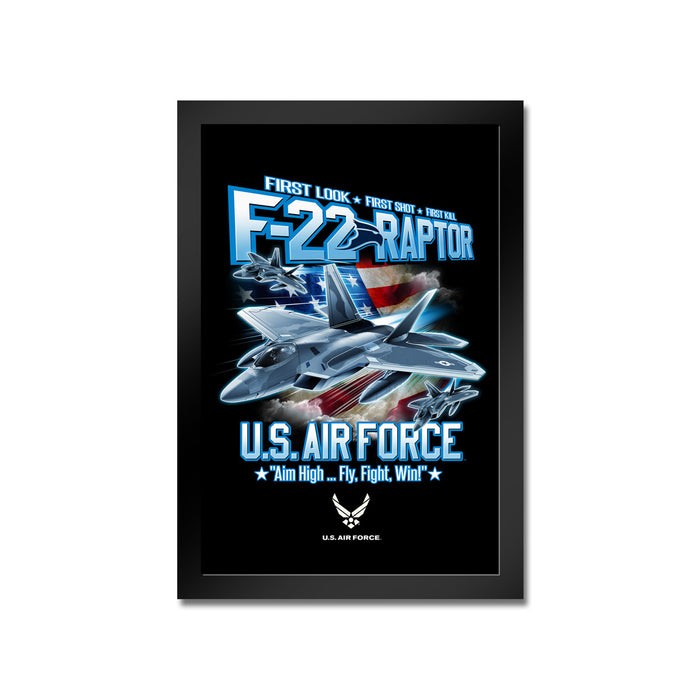 U.S. Air Force F-22 Raptor Framed Print