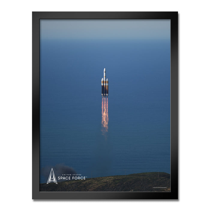 U.S. Space Force Rocket Launch Framed Print