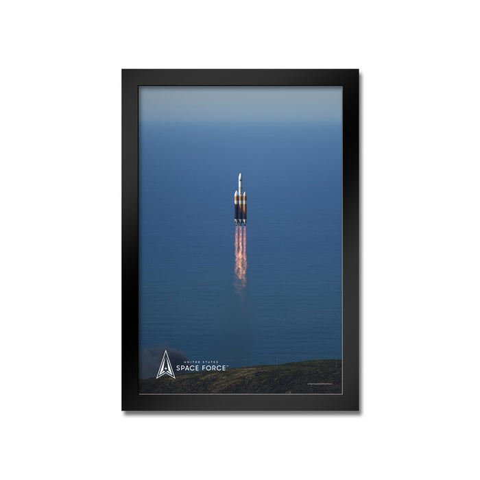 U.S. Space Force Rocket Launch Framed Print