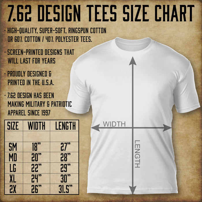 Veterans The Oath Never Ends 7.62 Design Men's T-Shirt