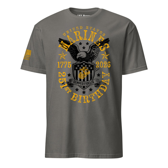 USMC 251st Birthday “Semper Fidelis” Eagle T-Shirt – 1775–2026