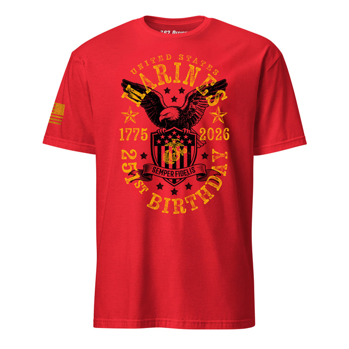 USMC 251st Birthday “Semper Fidelis” Eagle T-Shirt – 1775–2026