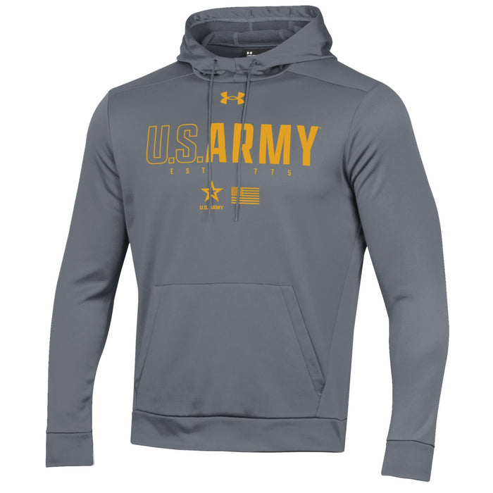 Under Armour Men's ARMOUR FLEECE US Army Hooded Pullover