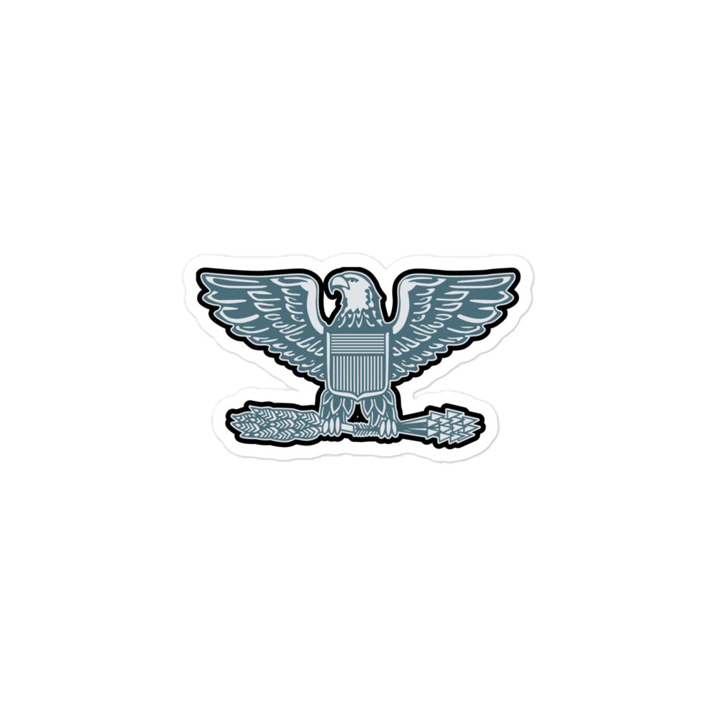 Colonel / Captain O-6 Military Rank Sticker — 7.62 Design
