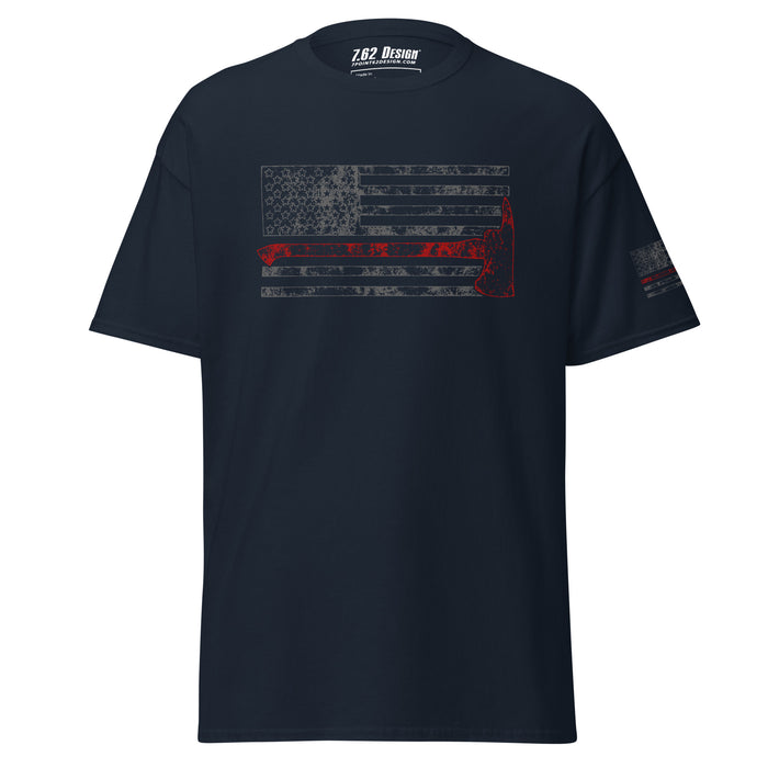 Firefighter Axe Redline Flag Men's Classic T-Shirt