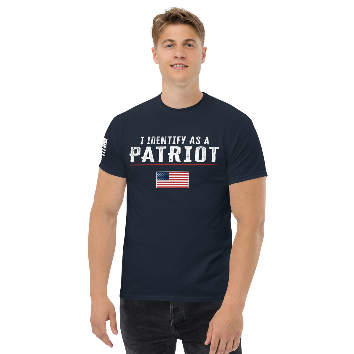 I Identify As A Patriot Patriotic Men