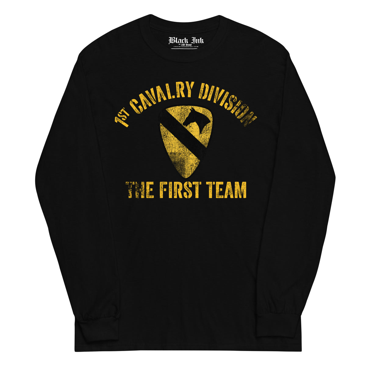 U.S. Army 1st Cavalry Men's Long Sleeve Shirt — 7.62 Design