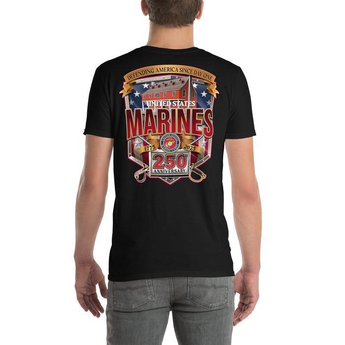USMC 250th Birthday 7.62 Design Men's Marines T-Shirt