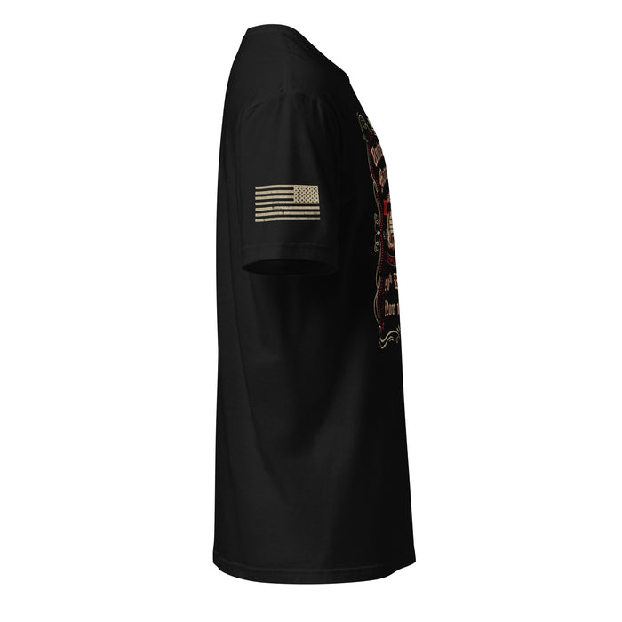 USMC 250th Birthday Whiskey Label T-Shirt