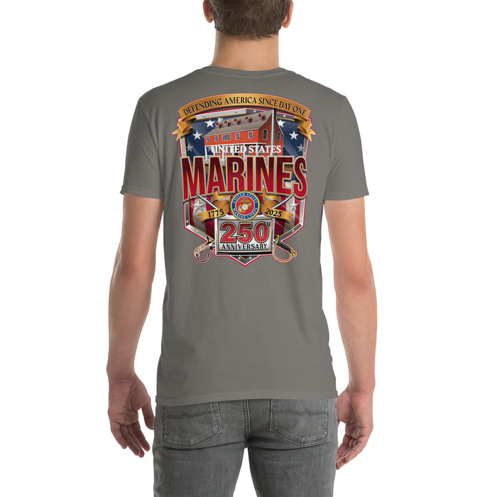 USMC 250th Birthday 7.62 Design Men's Marines T-Shirt