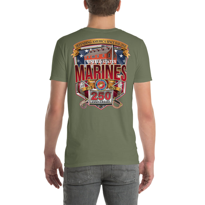 USMC 250th Birthday 7.62 Design Men's Marines T-Shirt