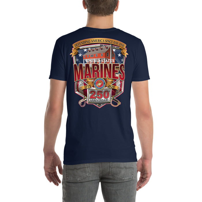 USMC 250th Birthday 7.62 Design Men's Marines T-Shirt