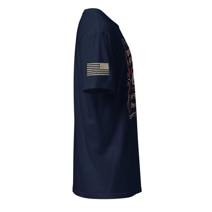 USMC 250th Birthday Whiskey Label T-Shirt