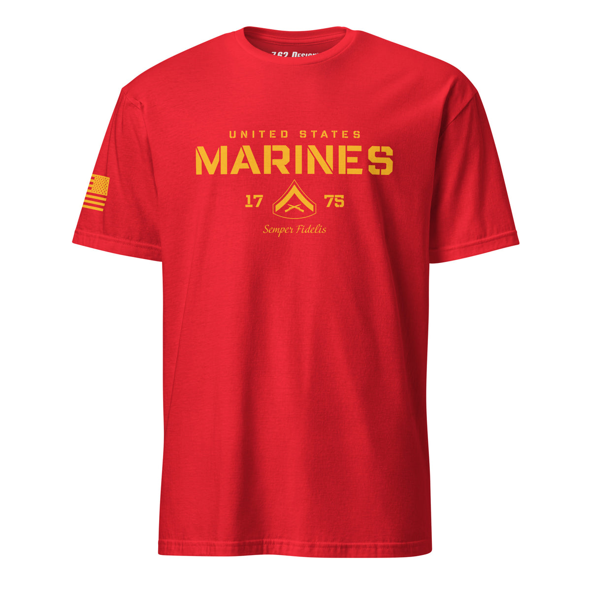 US Marine Corps Lance Corporal E-3 LCpl T-Shirt — 7.62 Design