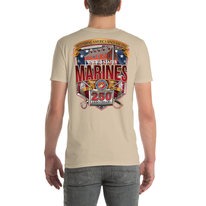USMC 250th Birthday 7.62 Design Men's Marines T-Shirt