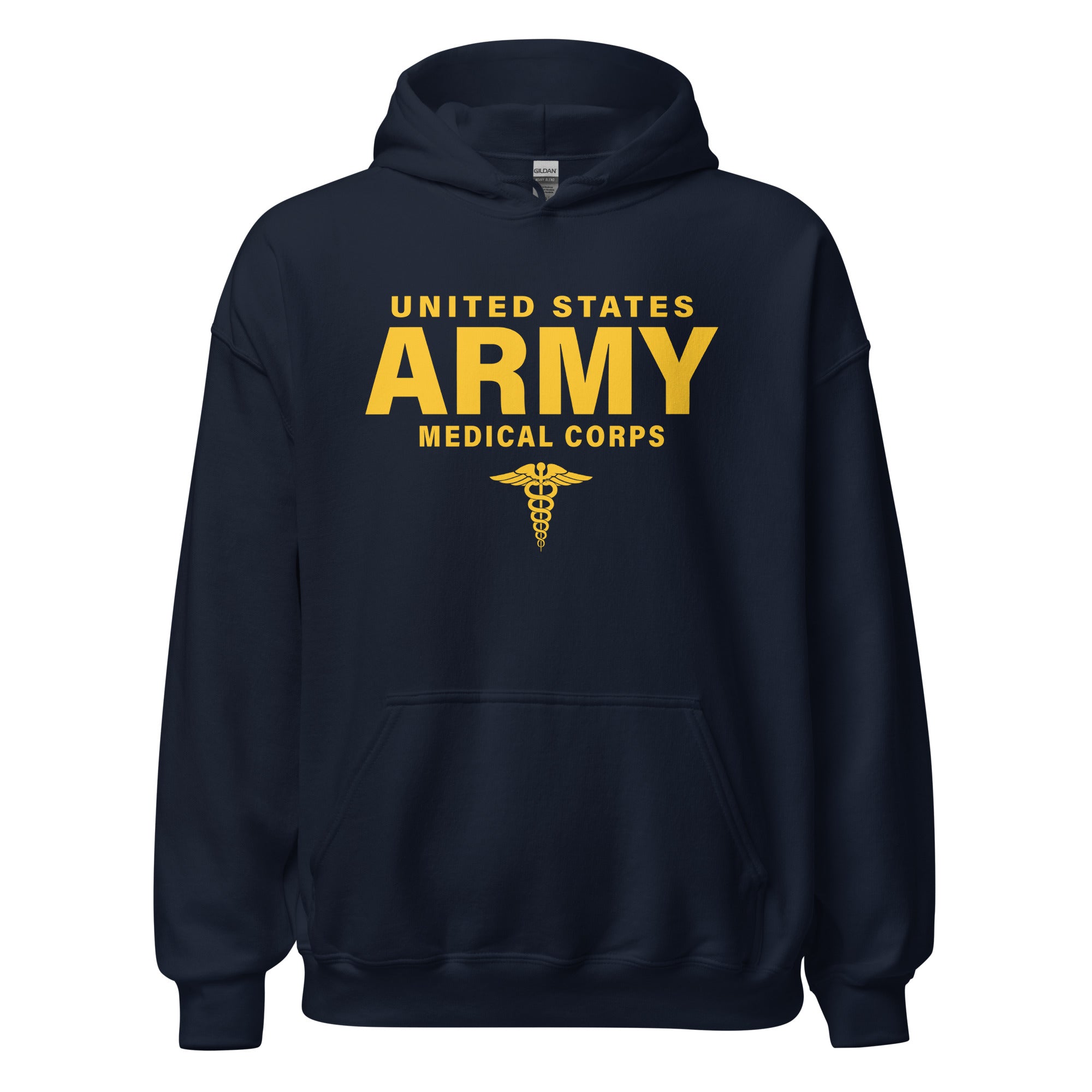 U.S. ARMY MEDICAL スウェット トレーナー unisex-heavy-blend-hoodie-navy