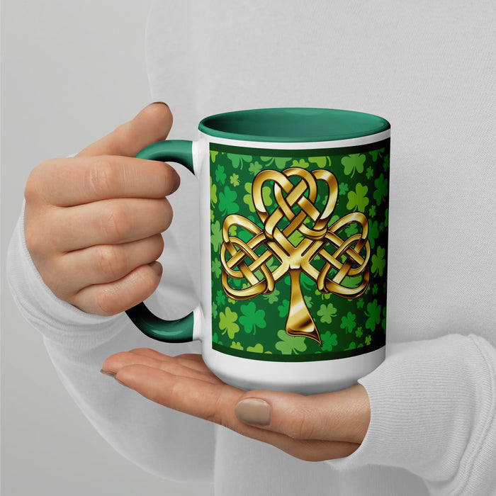Irish Shamrock 15oz Coffee Mug
