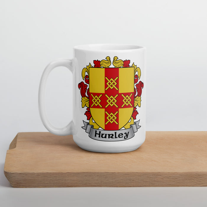 Hurley Irish Family Coat Of Arms 15oz Mug