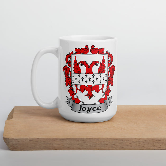 Joyce Irish Family Crest Coat Of Arms 15oz Mug