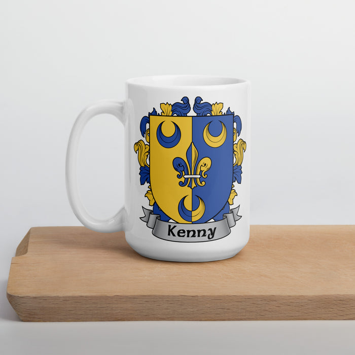 Kenny Irish Family Crest Coat Of Arms 15oz Mug