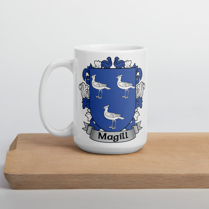 Magill Irish Family Crest Coat Of Arms 15oz Mug