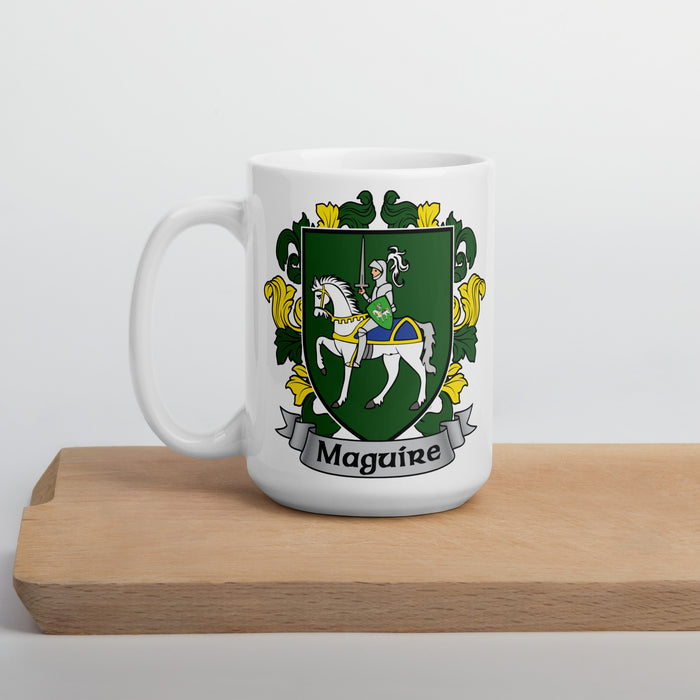 Maguire Irish Family Crest Coat Of Arms 15oz Mug