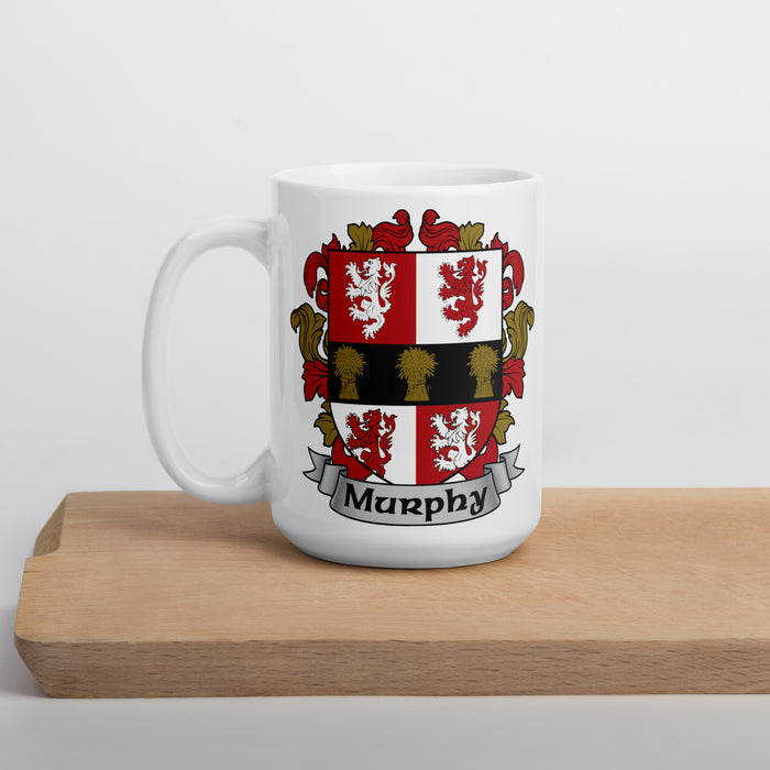 Murphy Irish Family Crest Coat Of Arms 15oz Mug
