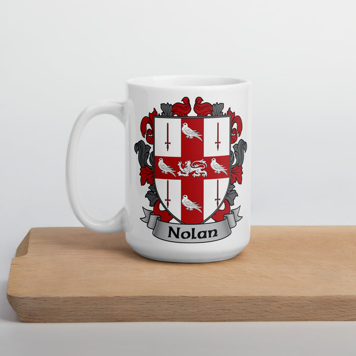 Nolan Irish Family Crest Coat Of Arms 15oz Mug
