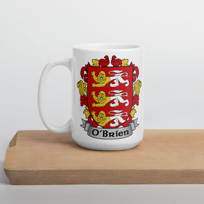 O'Brien Irish Family Crest Coat Of Arms 15oz Mug