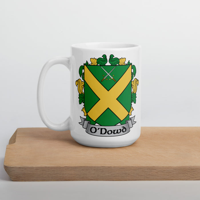 O'Dowd Irish Family Crest Coat Of Arms 15oz Mug