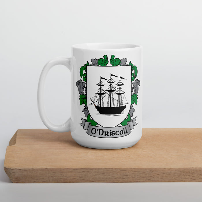 O'Driscoll Irish Family Crest Coat Of Arms 15oz Mug