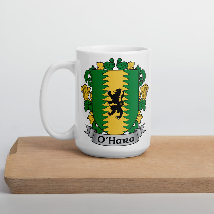 O'Hara Irish Family Crest Coat Of Arms 15oz Mug