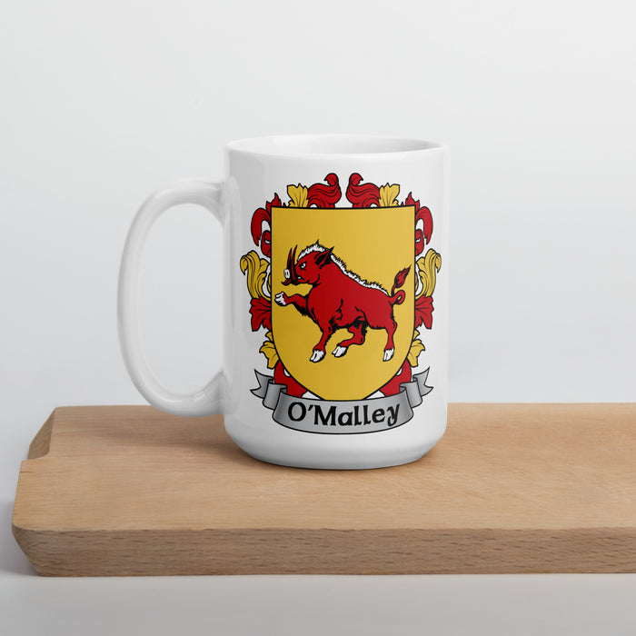 O'Malley Irish Family Crest Coat Of Arms 15oz Mug