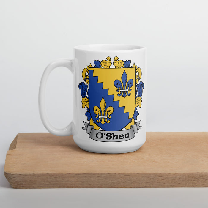 O'Shea Irish Family Crest Coat Of Arms 15oz Mug