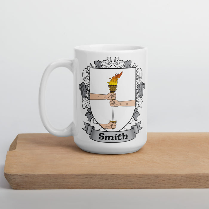 Smith Irish Family Crest Coat Of Arms 15oz Mug