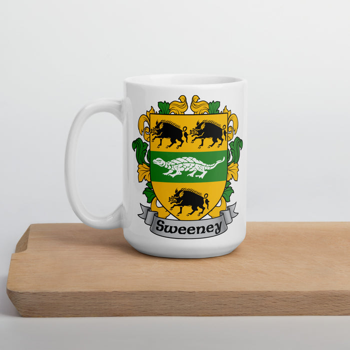 Sweeney Irish Family Crest Coat Of Arms 15oz Mug