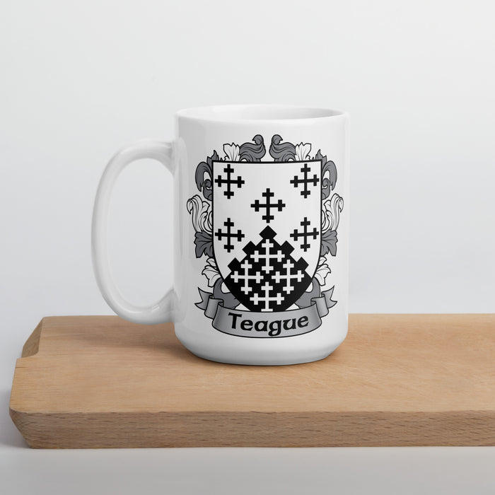 Teague Irish Family Crest Coat Of Arms 15oz Mug